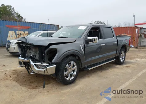 2022 Ford F-150 Lariat z USA, uszkodzony, nr VIN 1FTFW1E84NKE77068